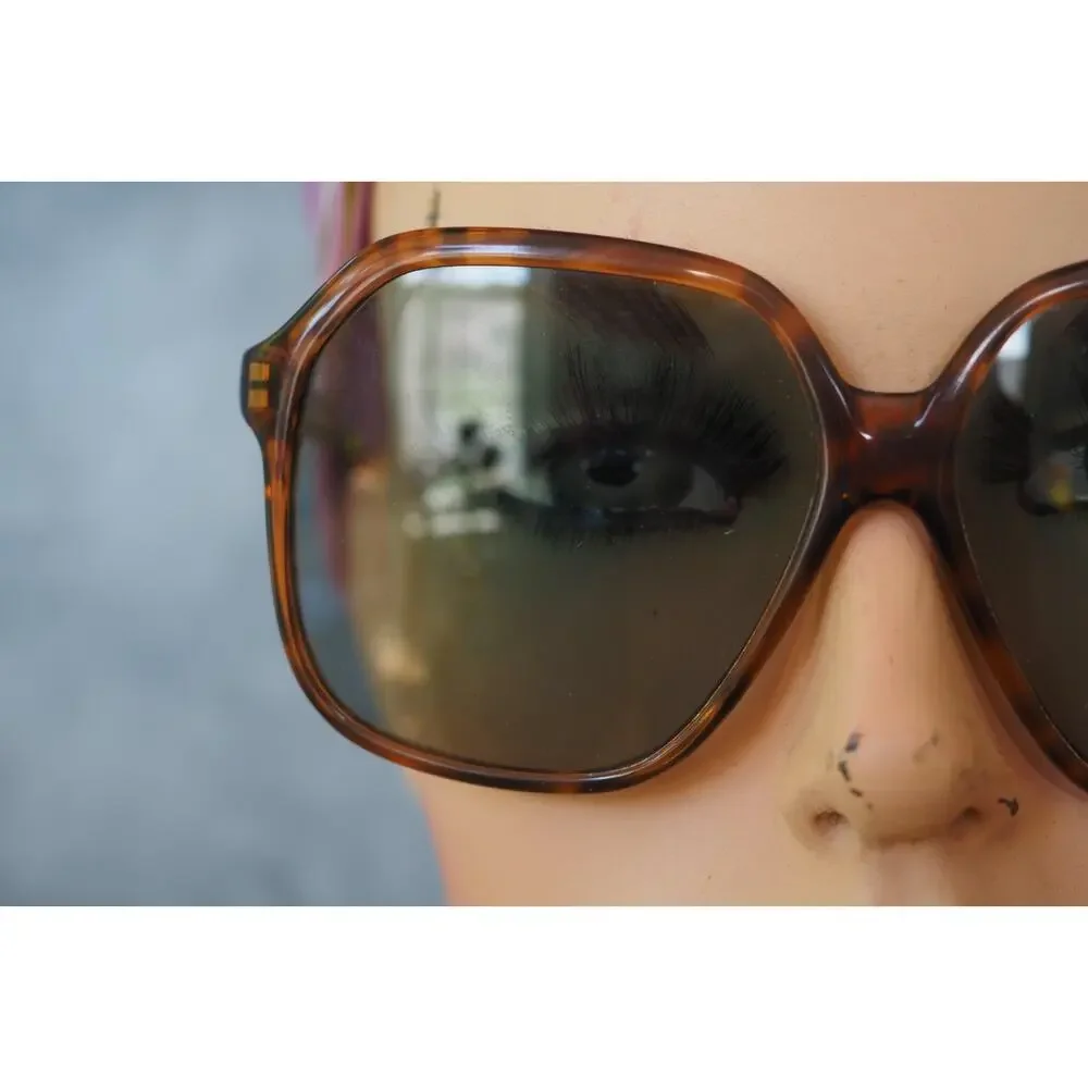 1970s Vintage Sunglasses Made In Italy Oversized Retro Glam Grandma Chic NOS